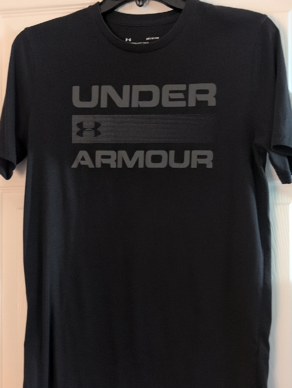 Under Armour Black Short-Sleeve Logo Tee